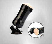 Real Pussy Masturbator with Stand – Premium Soft Silicone Male Wellness Toy | Reusable Adult Accessory
