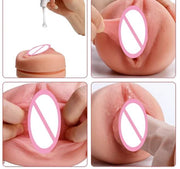 Male Masturbator Realistic Pussy – Premium Soft Silicone Pocket Stroker for Men | Discreet Adult Toy