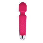 USB Rechargeable Multi Speed G-Spot Magic Wand Vibrator – Waterproof Silicone Personal Massager
